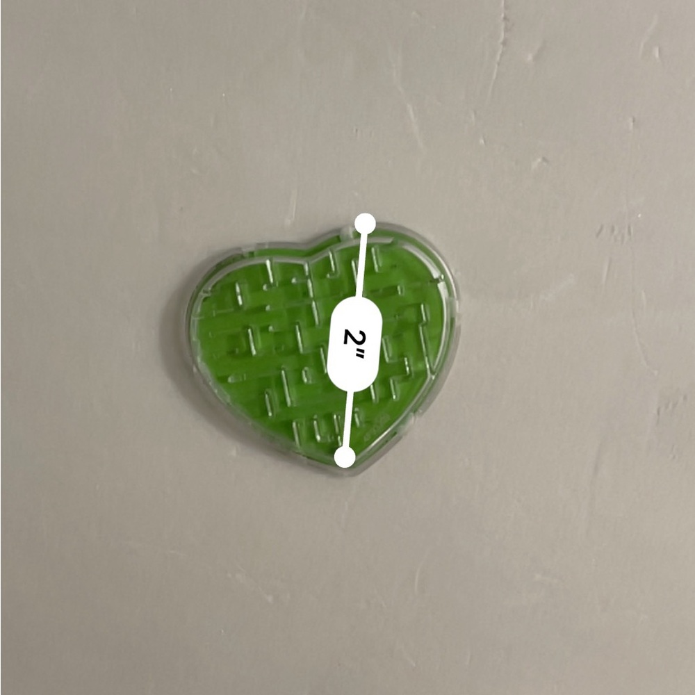 Small Vintage Green Heart Maze - Picture 4 of 5